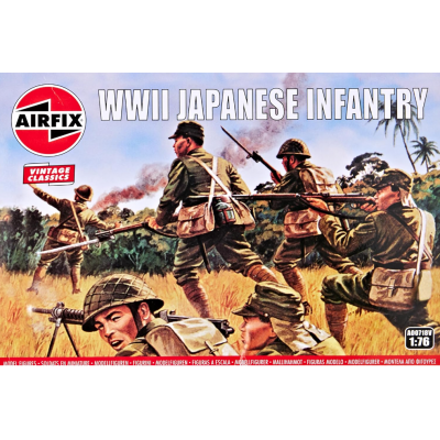 WWII JAPANESE INFANTRY - 1/76 SCALE - AIRFIX A00718V